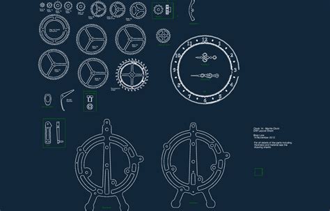 Clock.DXF Free Download - 3axis.co