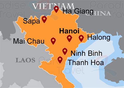 Vietnam Travel Maps - All Vietnam tourist destinations maps for visitors