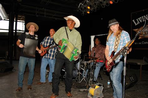 Jewel of the Bayou, a Zydeco band, played at Bernie’s Famous Crawfish Boil. They played a ...