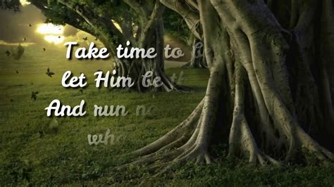 Take Time to Be Holy (Lyrics) - YouTube