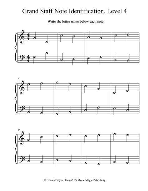 FREE! Printable Music Note Naming Worksheets — Presto! It's Music Magic ...