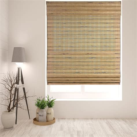 Amazon.com: Arlo Blinds Cordless Tuscan Bamboo Roman Shades Blinds ...