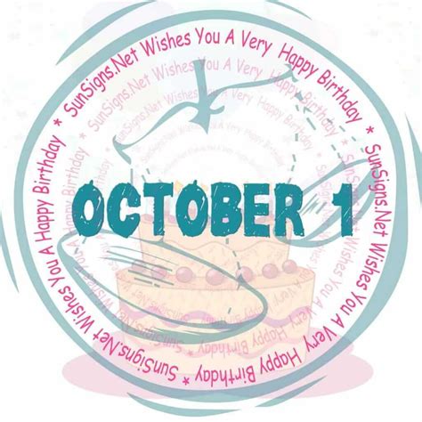 October 1 Zodiac is Libra, Birthdays and Horoscope - SunSigns.Net