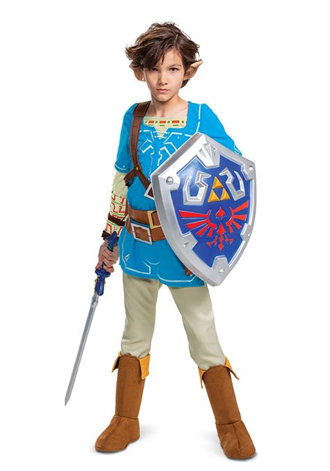 High Quality Low Cost Link Breath Of The Wild Deluxe Child Costume The ...