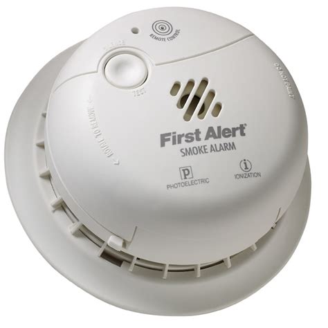 First Alert Battery Powered Dual Ionization and Photoelectric Smoke Alarm in the Smoke Detectors ...