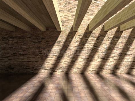 3D Shadow Effect on Wall & Floor Stock Image - Image of vertical ...