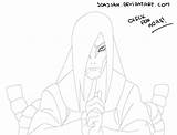 Orochimaru Colorir Shippuden Lineart Personagens Kakashi Lapiz Desenhar  sketch template