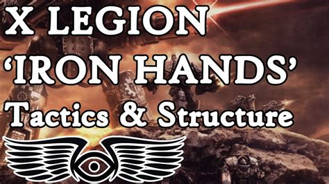 X Legion 'Iron Hands': Tactics & Structure (Warhammer & Horus Heresy Lore) - YouTube