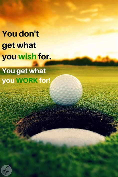 Golf is one sport where you get what you put in. Hard work & smart practice can beat pure talent ...