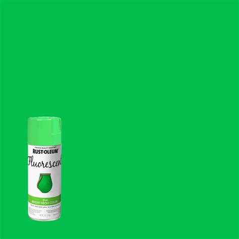 Rust-Oleum Specialty 11 oz. Fluorescent Green Spray Paint 342417 - The ...