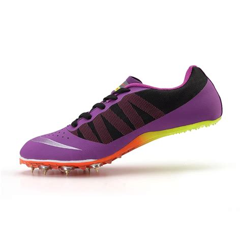 Spikes Shoes Athletics Lightweight Spikes Footwear for Running Breathable Men Lace Up Sneakers ...