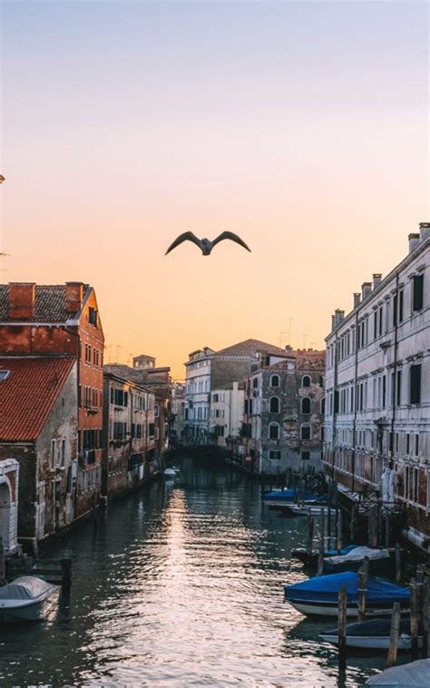 Venice Italy Evening Sunset 4K Ultra HD Mobile Wallpaper