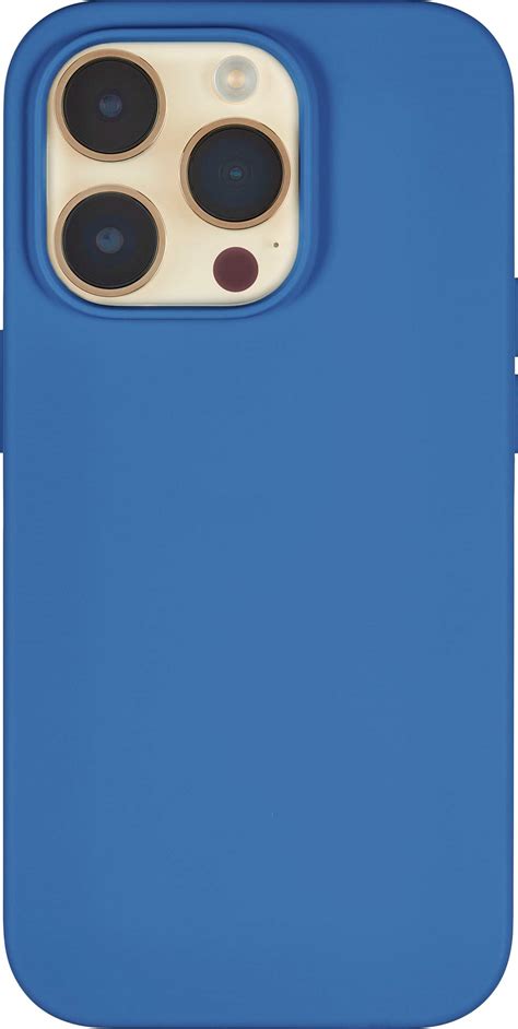 Best Buy: Insignia™ Liquid Silicone Case with MagSafe for iPhone 14 Pro Max Blue NS-14PMMSSILBL