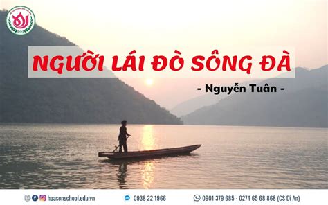 PHÂN TÍCH HÌNH TƯỢNG NGƯỜI LÁI ĐÒ SÔNG ĐÀ - NGUYỄN TUÂN