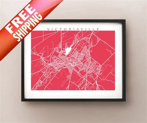 Victoriaville, Quebec in 2022 | Map print, Ontario map, Map