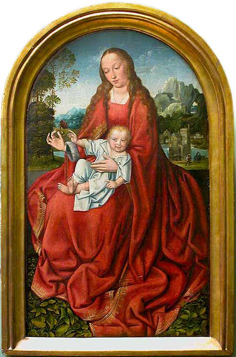 File:Master of Frankfurt, Vierge a l'Enfant dans un paysage, ca. 1514, 77 x 46 cm, Musee du ...
