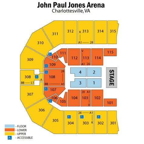 John Paul Jones Arena Seating Chart | Cabinets Matttroy