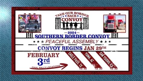 'Take Our Border Back' Convoy Heading to Texas Next Week | SCNR