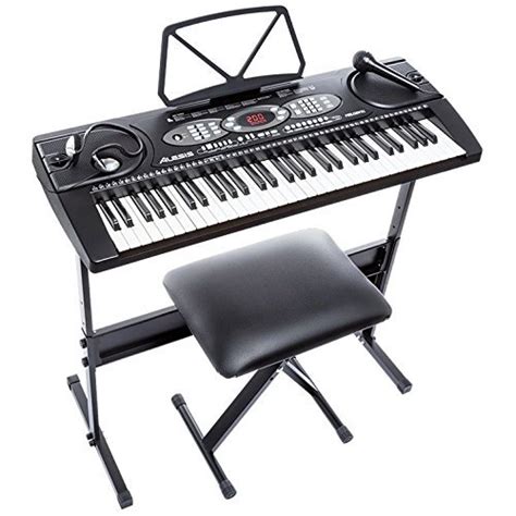 Alesis Melody 61| 61-Key Portable Keyboard with Stand, Bench ...