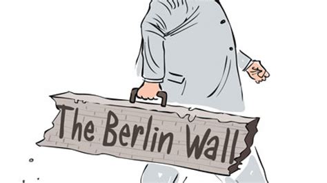 Putin and Gorbachev on Same Side of Berlin Wall