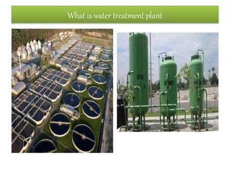 Water treatment plant design