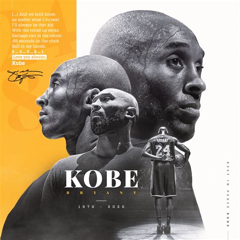 Kobe Bryant - tribute graphic | Behance