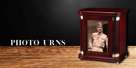 Cremation Urns with a Photo Frame Built-in