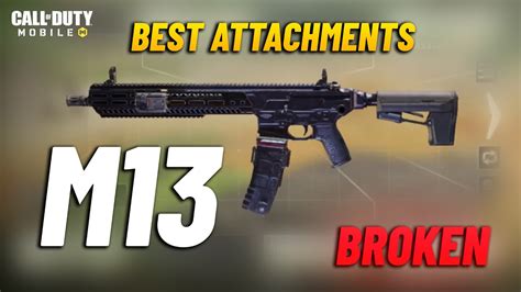 M13 Best Gunsmith Attachments Codm | New M13 No Recoil + High Damage Range Class Setup Cod ...