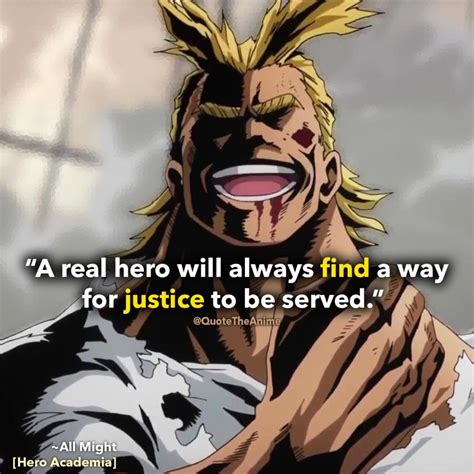 All Might Quote : 27 Most Powerful My Hero Academia Quotes To Live By ...