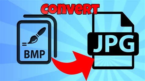 how to convert bmp to jpg - YouTube