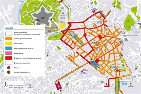 Braderie de Lille : voici le plan de l'édition 2023 | Lille Actu