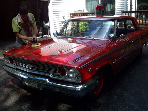 This Fire Chief's Ford Galaxie 500 was cleaned, clayed and polished ...