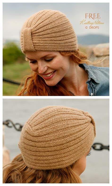 Turban Hat Free Knitting Pattern - Knitting Pattern