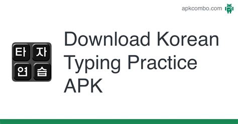 Korean Typing Practice APK (Android Game) - Free Download