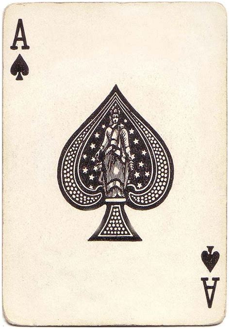 Ace of spades playing card poker | Ace of spades, Playing cards ...