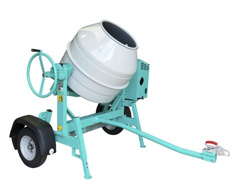 IMER Large Capacity Road Towable Site Concrete Mixer 345L | YRCO