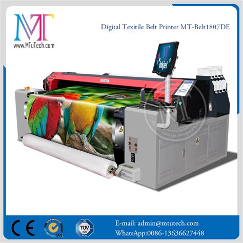 Best Quality Cotton Fabric Digital Textile Printer Silk Fabric Printer with Belt System Printing ...