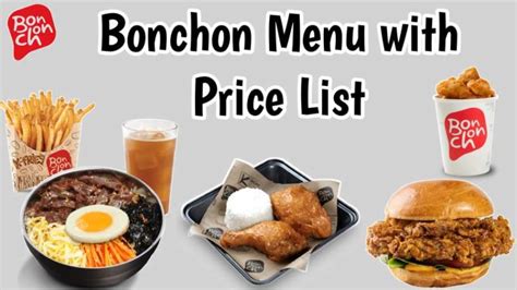 Bonchon Menu with Price List 2024 [UPDATED]