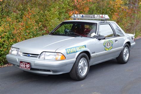 For Sale: 1993 Ford Mustang LX SSP Police Car (silver, 5.0L V8, 5-speed ...