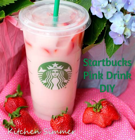 Kitchen Simmer: Starbucks DIY Pink Drink