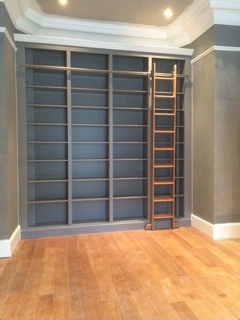 Image result for bookcase ladder | Sliding ladder, Room divider, Bookcase