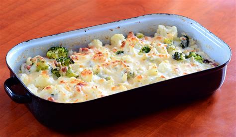 Broccoli Cauliflower Cheese Bake » Foodom