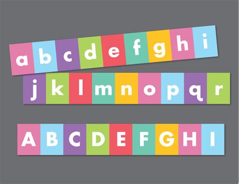 Alphabet Border Printables