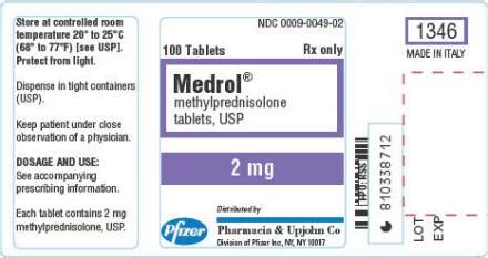 Medrol Dose Packs: Usage, Dosage and Side Effects | IYTmed.com