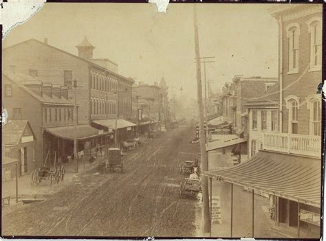 Antique Bridgeton NJ~1800s Mounted Photograph~Laurel St. Businesses~Shop Signs + | #4572524970