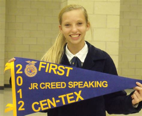 FFA creed speaker, senior chapter conduction wins first – Vandegrift Voice