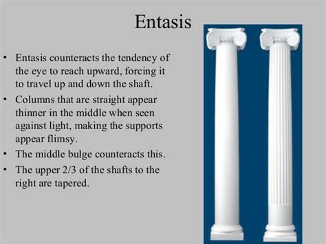 entasis | Greek architecture | Greek ... Parthenon, Built Environment, Interior Architecture ...