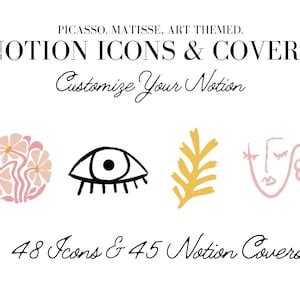 Notion Icons, Notion Covers, Notion Customization, Notion Customization ...