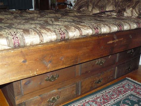 FREE: King-size Waterbed Frame with 12 drawers -- Firewood Esquimalt & View Royal, Victoria