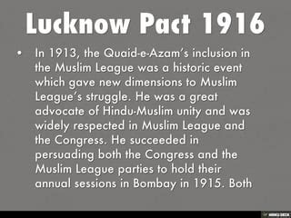 Lucknow Pact 1916 | PPT